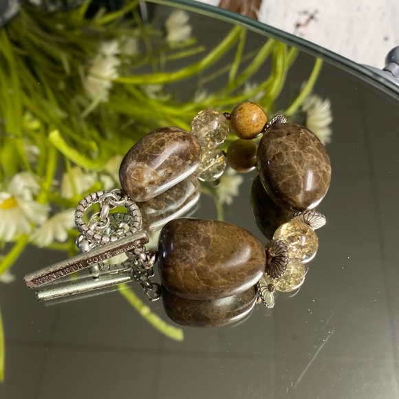 Kenneth Cole Polished Stone Bracelet - Picture 1 of 4